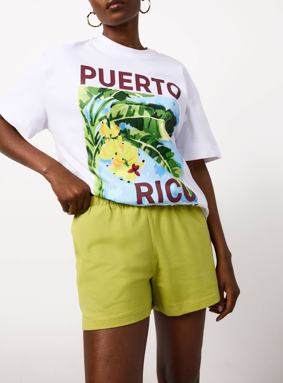 Green & Burgundy Shorts 2 Pack L - Image 2